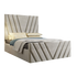 Victoria V Lined Designer Bed Frame